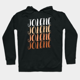 jolene vintage lettering Hoodie